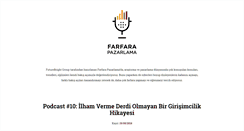 Desktop Screenshot of farfarapazarlama.com