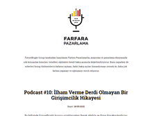 Tablet Screenshot of farfarapazarlama.com